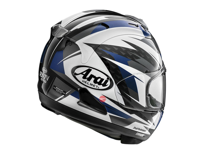 Arai RX-7V Evo Rush Blue Road Helmet Size Large 60cm