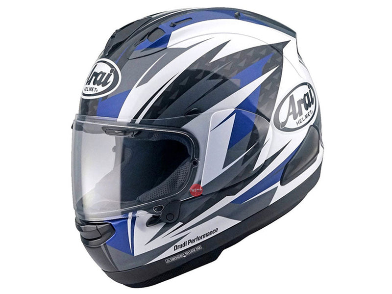 Arai RX-7V Evo Rush Blue Road Helmet Size Medium 58cm