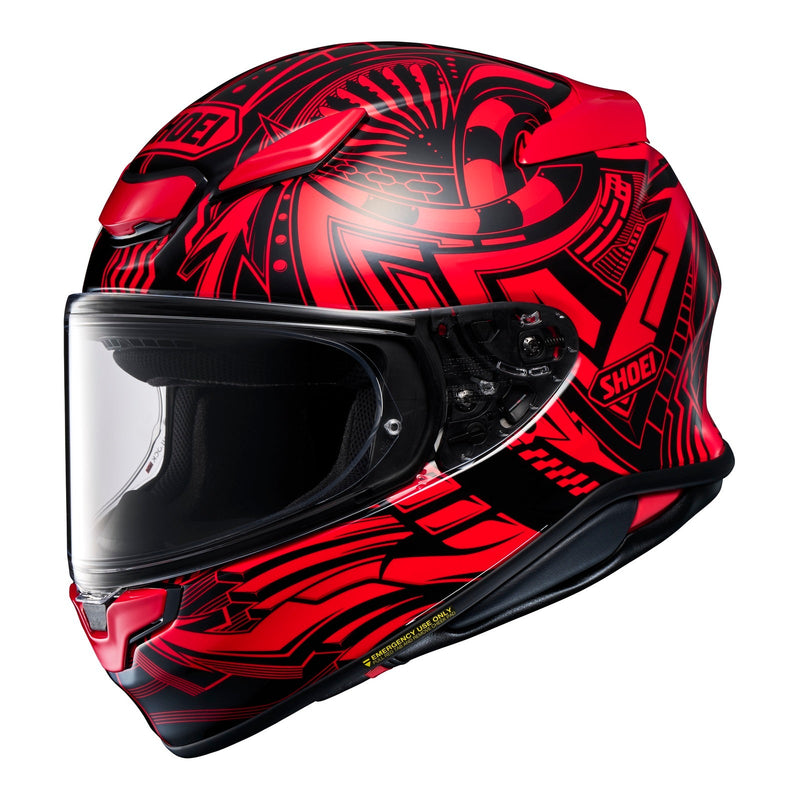 Shoei NXR2 Helmet - Beaut TC1 White / Black / Red Size Small 56cm