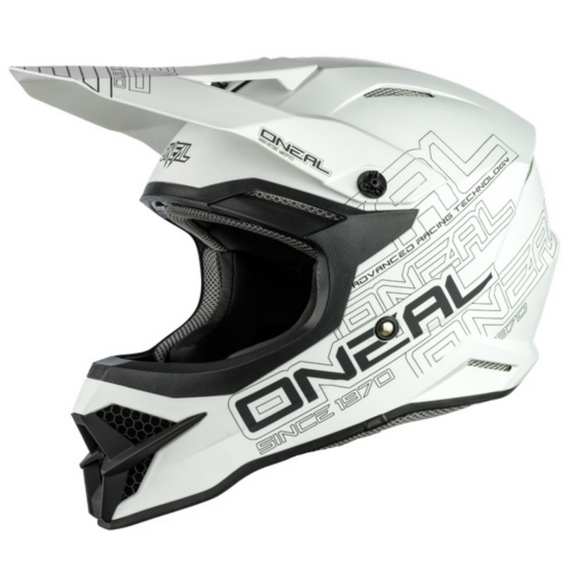 O'Neal 3SRS FLAT Helmet - White - Size XS 54cm