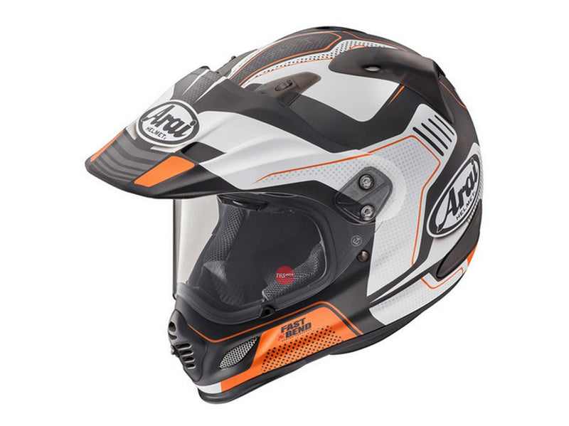 Arai XD-4 Vision 208 Orange White Adventure Helmet Size XL 62cm