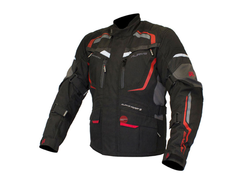 Rjays Voyager V Black Red Road Jacket Size Medium