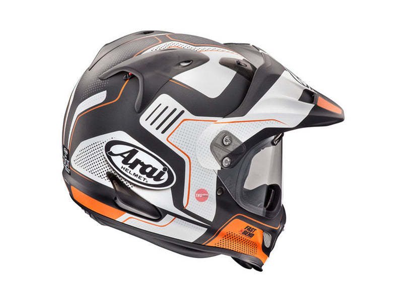 Arai XD-4 Vision 208 Orange White Adventure Helmet Size Small 56cm