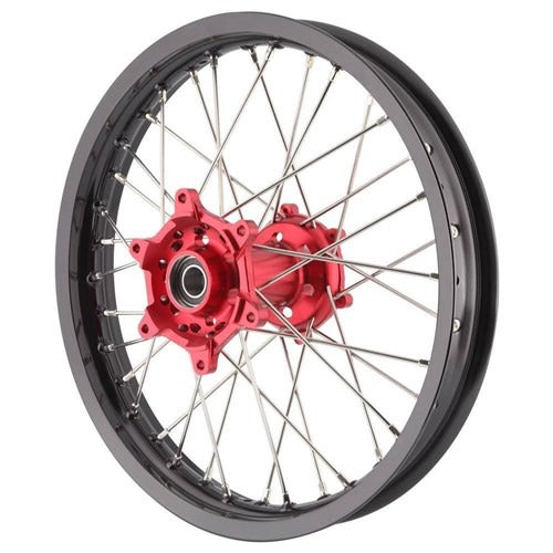 X-Tech Ktm/husq/gas Gas 1.60x14 Rear Blk Rim/red Hub/sil Spk