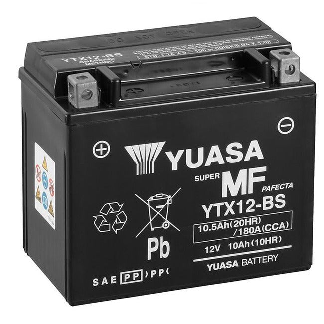 Yuasa YTX12-BS Battery Factory Activated Not Dg