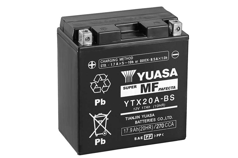 Yuasa YTX20A-BS Non-DG Factory Sealed Battery ^