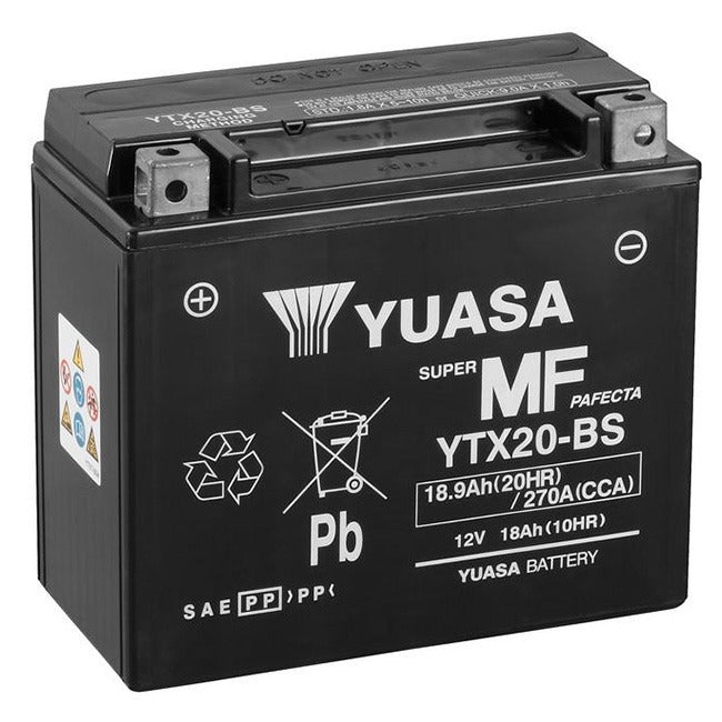 Yuasa YTX20-BS Battery Factory Activated Non Dg