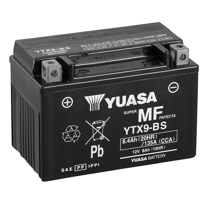 Yuasa YTX9-BS Battery YT9BS Factory Activated Not Dg