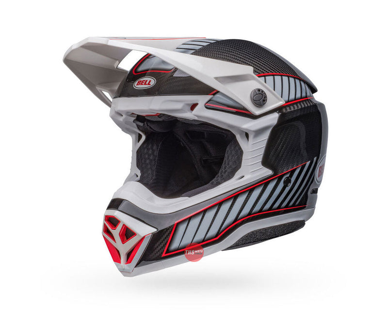 Bell MOTO-10 SPHERICAL Rhythm White/Black Off Road Helmet Size Medium 58cm