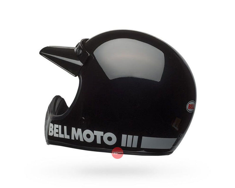 Bell MOTO-3 Classic Gloss Black Road Helmet Size Large 60cm