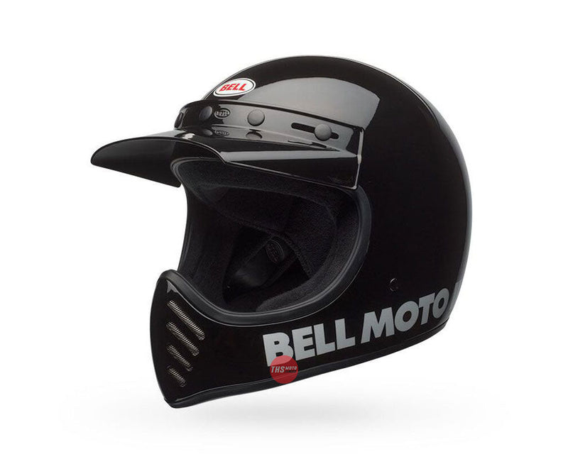 Bell MOTO-3 Classic Gloss Black Road Helmet Size Large 60cm