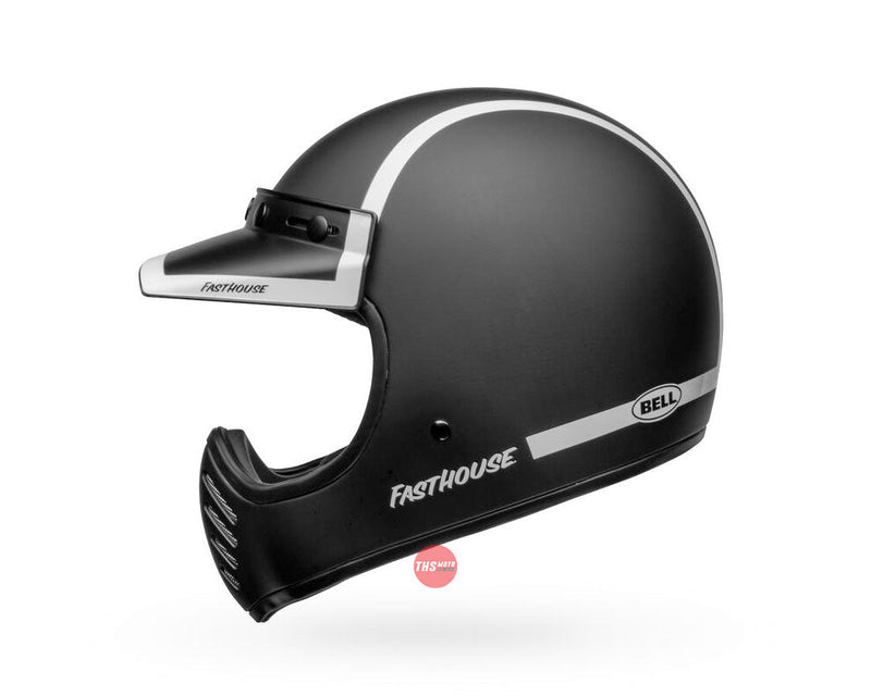 Bell MOTO-3 Fasthouse Old Road Black/White Road Helmet Size XL 62cm