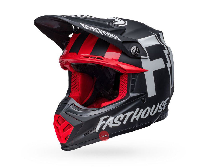 Bell MOTO-9S FLEX Fasthouse Tribe Matte Black/Grey Size XL 62cm