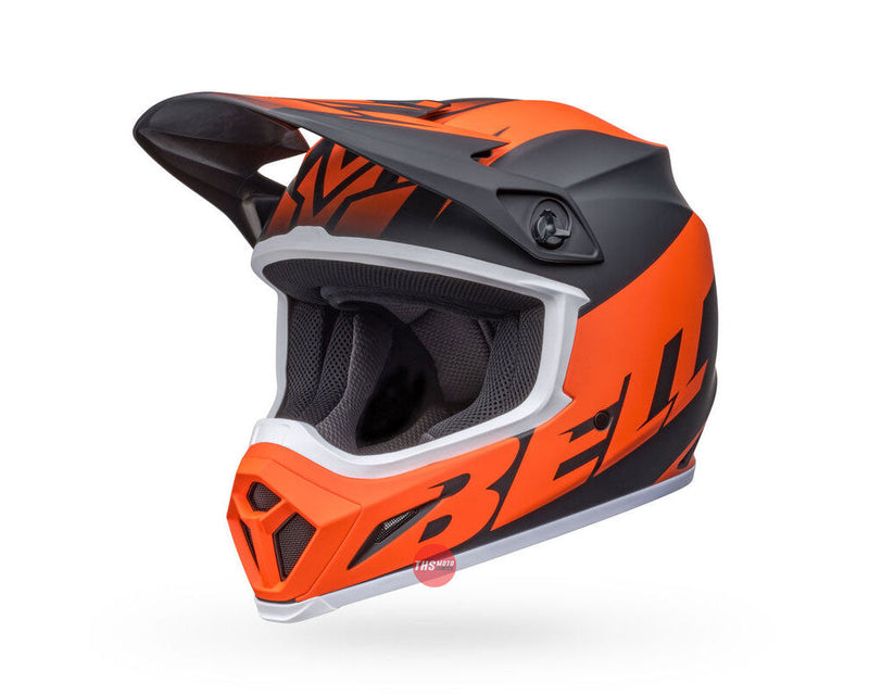 Bell MX-9 MIPS Disrupt Matte Black/Orange Size Large 60cm