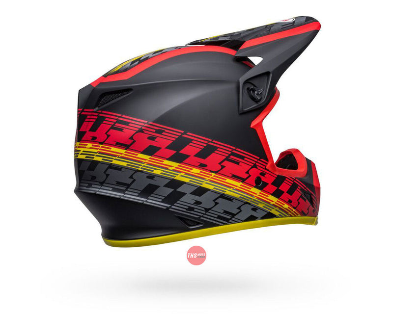 Bell MX-9 MIPS Offset Matte Black/Red Size Large 60cm