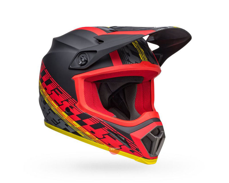 Bell MX-9 MIPS Offset Matte Black/Red Size Small 56cm