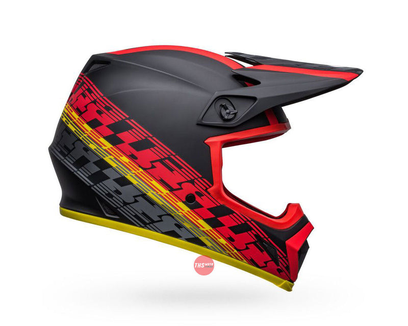 Bell MX-9 MIPS Offset Matte Black/Red Size Small 56cm