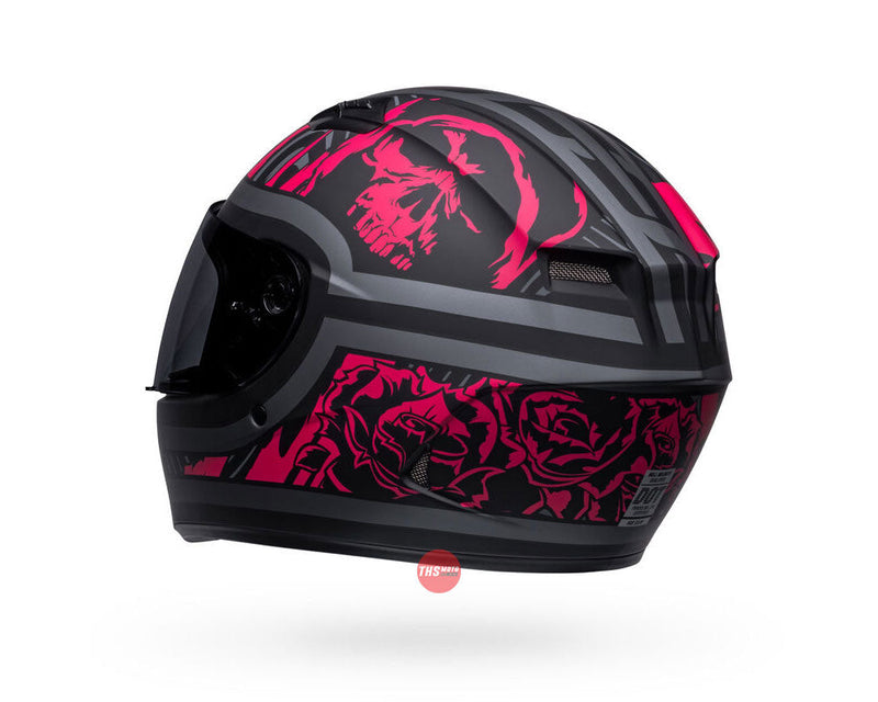 Bell QUALIFIER Rebel Matte Black/Pink Road Helmet Size Small 56cm