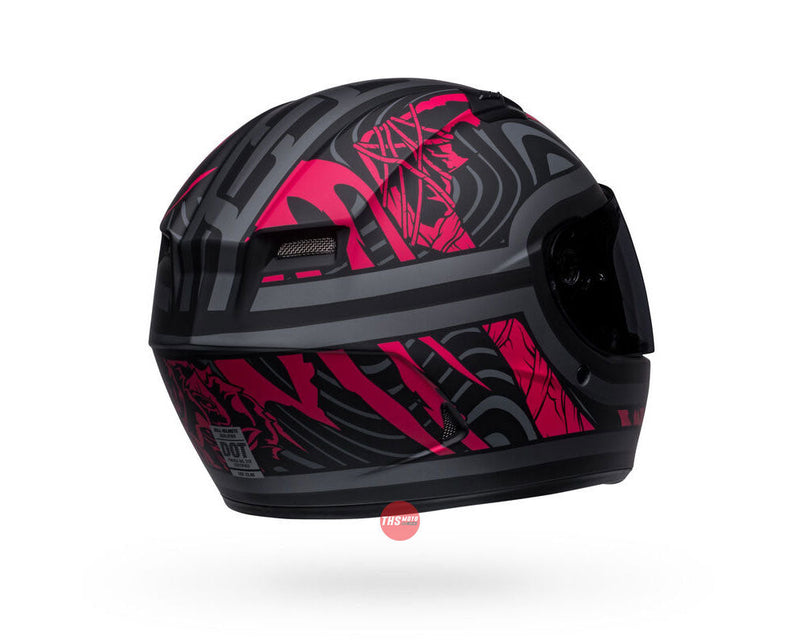 Bell QUALIFIER Rebel Matte Black/Pink Road Helmet Size Small 56cm