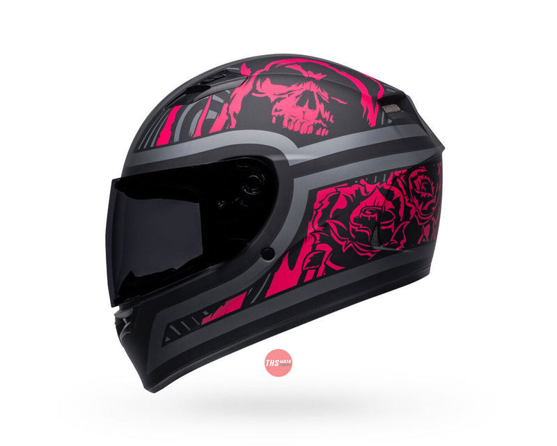 Bell QUALIFIER Rebel Matte Black/Pink Road Helmet Size Small 56cm