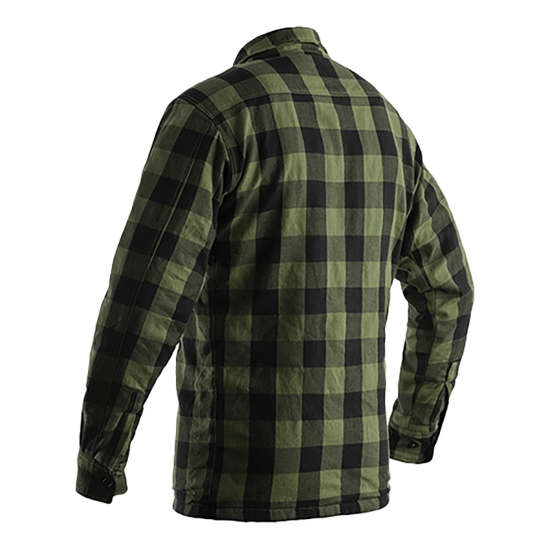 RST Lumberjack Kevlar Lined CE Textile Shirt green Size 48 2XL