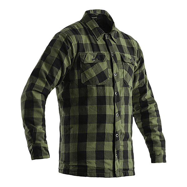 RST Lumberjack Kevlar Lined CE Textile Shirt green Size 44 Large