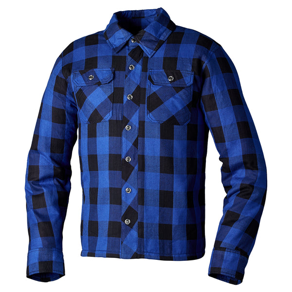 RST Lumberjack Kevlar Lined CE Textile Shirt Blue Size 50 3XL