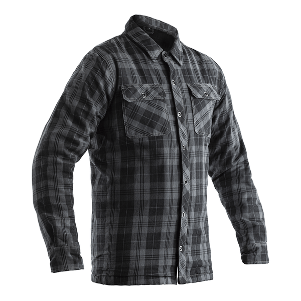 RST Lumberjack Kevlar Lined CE Textile Shirt Grey Size 44 Large