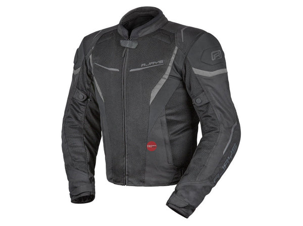 Rjays Swift III Black Grey Road Jacket Size Small