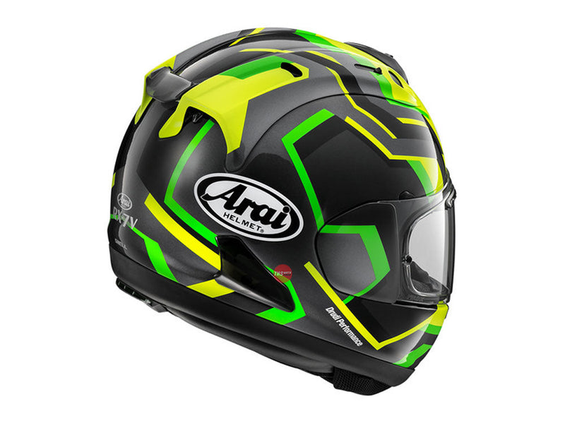 Arai RX-7V Evo Rsw Green Fluor Yellow Road Helmet Size Large 60cm