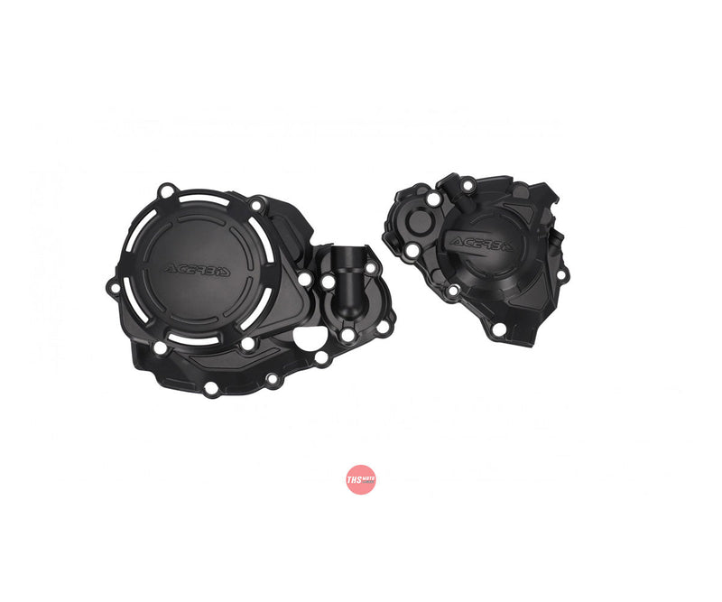 Acerbis X-Power Engine Case Cover Kit Black Honda