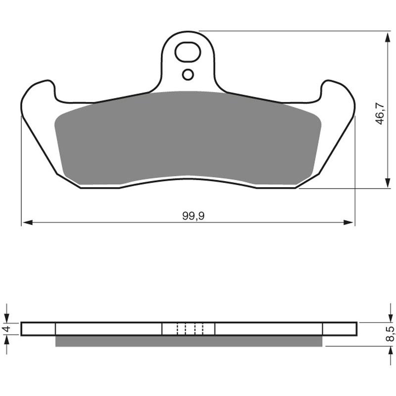 PREMIER BRAKE PADS FULL SINTERED MOTO X