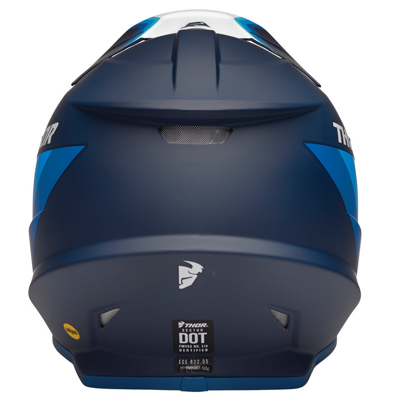 Thor Mx Helmet S22 Sector Runner Mips Navy White Size XL 61 62cm