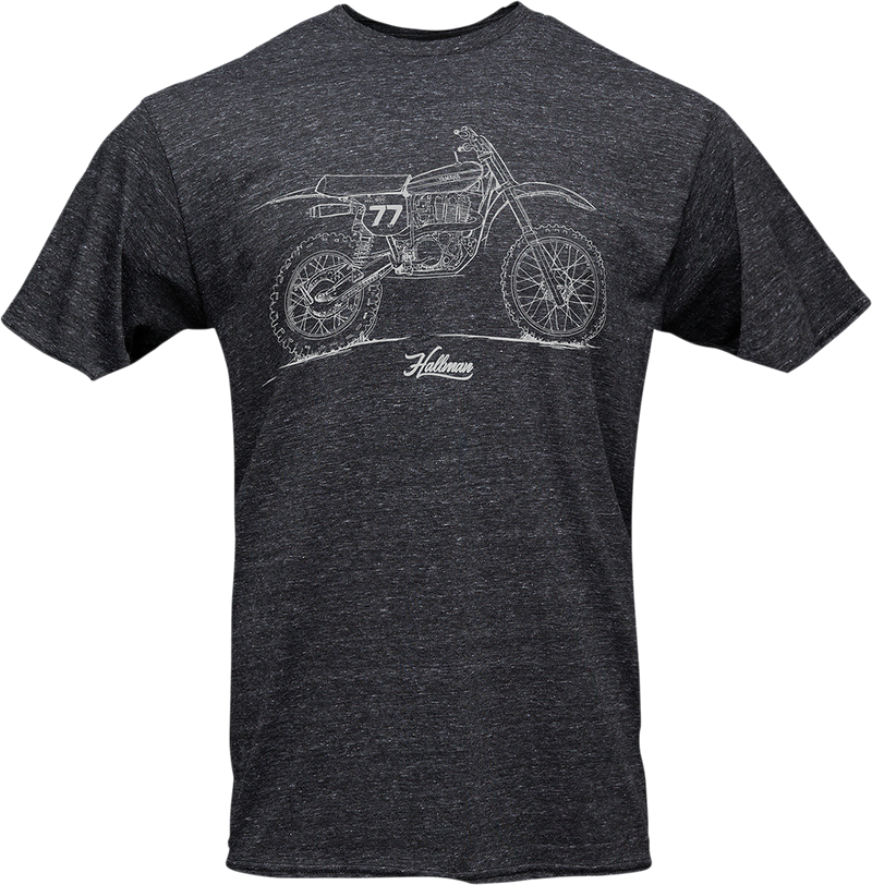 Thor T Shirt Hallman HL500 XL MX Yamaha Black Heather