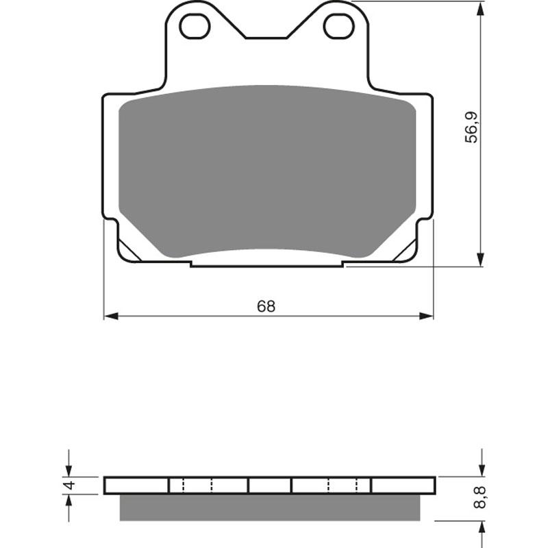 PREMIER BRAKE PADS HI-PERF SINT