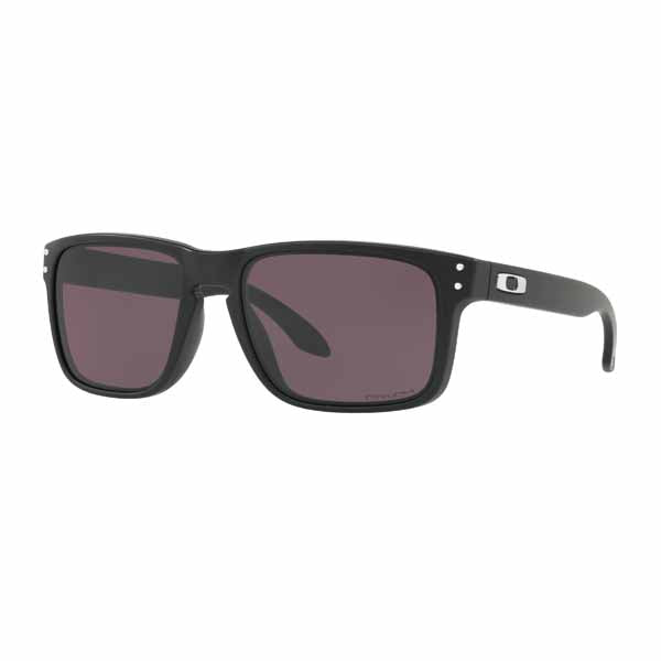 Oakley Holbrook sunglasses in Matte Black frame with Prizm Grey lens - OA-OO9102-E855