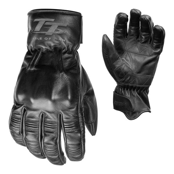 Rst Iom Tt Hillberry Ce Leather Gloves Black 10 L Large