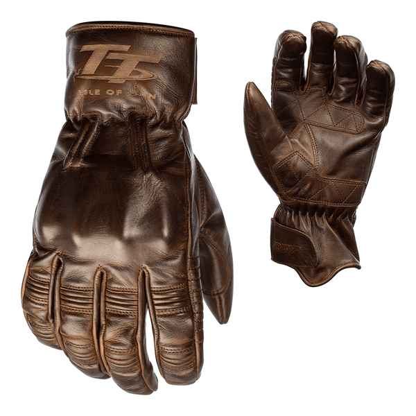 Rst Iom Tt Hillberry Ce Leather Gloves Brown 08 S Small