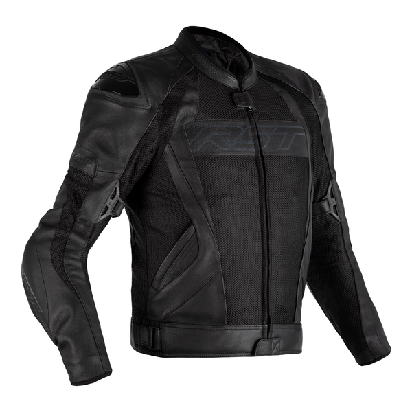 RST Tractech Evo 4 CE Leather Jacket Black 46 XL Extra Large Size