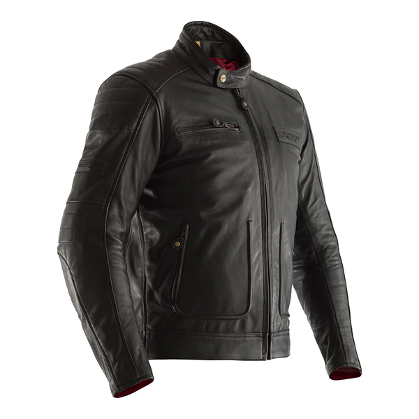 RST Roadster 2 CE Leather Jacket Black 46 XL Extra Large Size