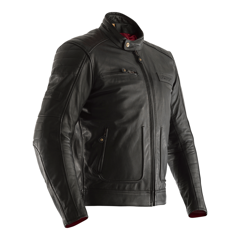 RST Roadster 2 CE Leather Jacket Black 46 XL Extra Large Size