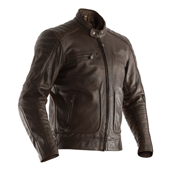 RST Roadster 2 CE Leather Jacket Brown 44 L Large Size