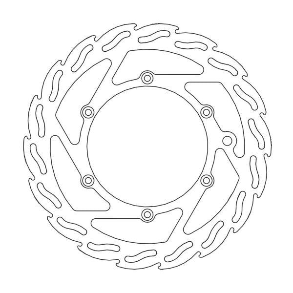 Moto Master Brake Disc Front Flame Gas Husaberg Husqvarna Ktm