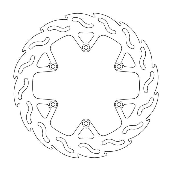 Moto Master Brake Disc Rear Flame Ktm 690 Enduro Supermoto R08-10, R 09-13