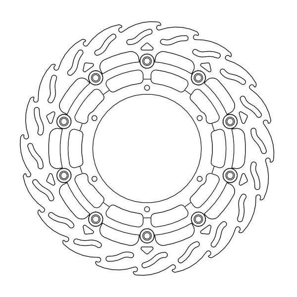 Moto Master Brake Disc Front Left Flame Ktm Adventure
