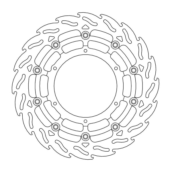 Moto Master Brake Disc Front Right Flame Ktm Adventure