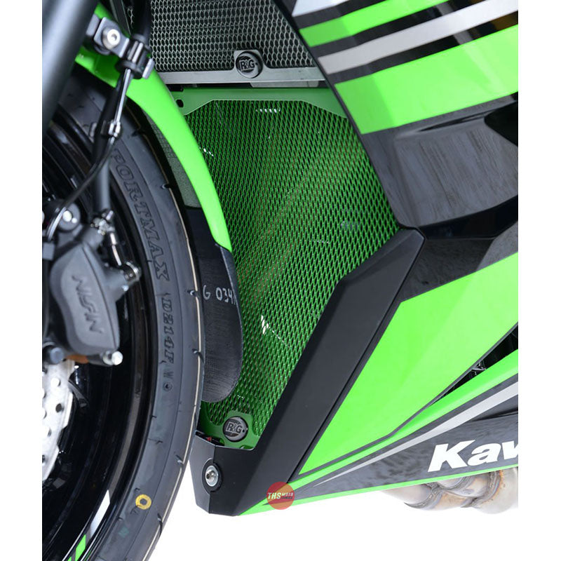 R&G Racing Downpipe Header Grille Kawasaki Ninja 650 17- Titanium