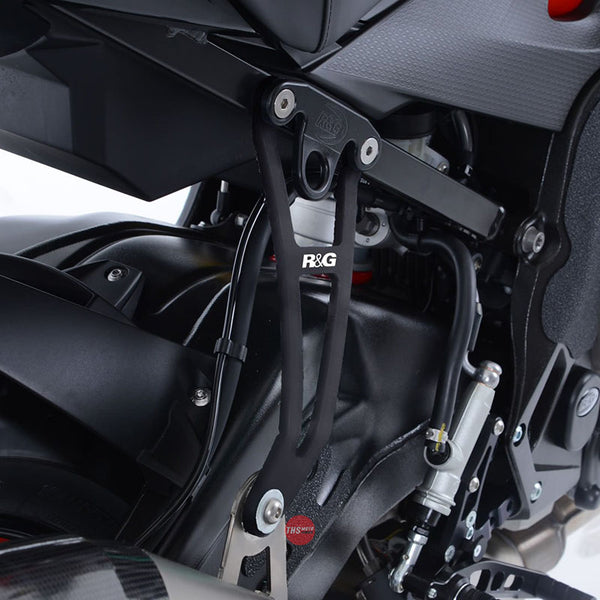 R&G Racing Ext Hang & L F/rest Kit S1000RR 17- with Akrapovic