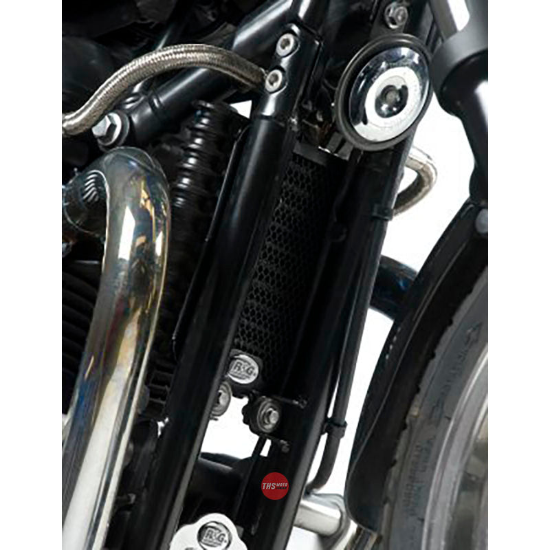 R&G Oil Cooler Guard Triumph Bonneville 06- Black