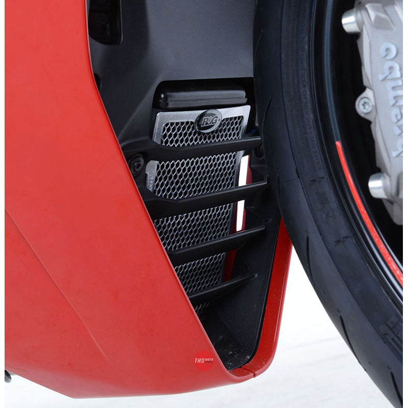 R&G Racing Oil Cooler Guard Ducati Supersport (S) 17- Black